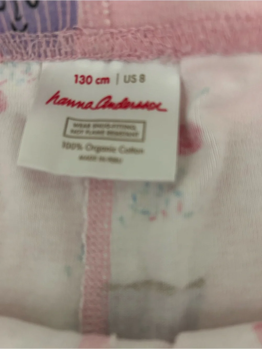Hanna Andersson Pink Cupcake Print Short Sleeve Pajama Set